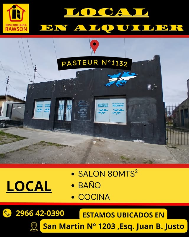 Local comercial en alquiler — Pasteur