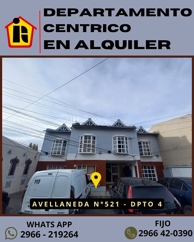 Monoambiente céntrico en alquiler — Avellaneda